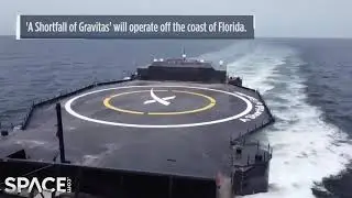 Autonomous Space X Drone Ship, A Shortfall Of Gravitas