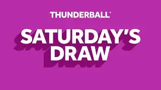 The National Lottery Thunderball draw results from Saturday 10 January 2026