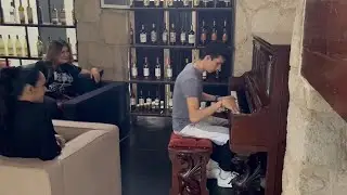PIANO EN PÚBLICO *Tocando Corazón De Niño en Piano Público*