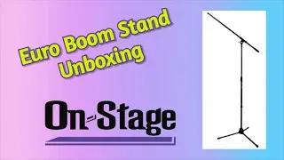 On Stage Stands MS7701B Tripod Boom Microphone Stand (Unboxing)