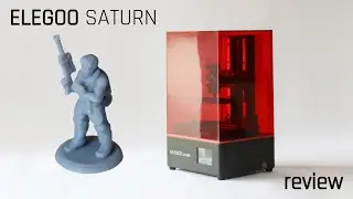 ELEGOO SATURN - 4K resin 3D printer review!