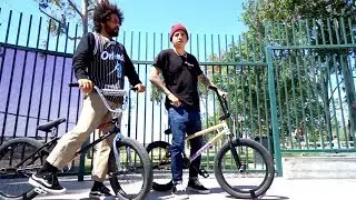 SKATEPARK GAME OF BIKE LAHSAAN KOBZA vs NATE RICHTER