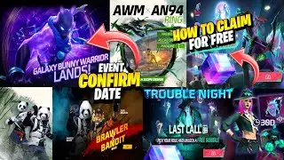 FREE Trouble Night Rewards 🎁 Bunny Ring Event Confirmed 🔥 Universal Ring 2 Leaks | Free Fire 2025