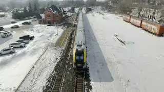 RAILREEL February Freights CN VIA Woodstock Ontario Feb 14 2026
