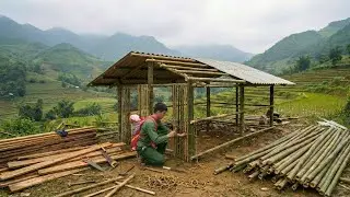 Building a Bamboo Chicken Coop to Prepare for a Project Raising 100 Chickens, Expanding the Farm