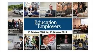 Education and Employers 15th Oct 2009 to 15th Oct 2014 - a 3 minute overview of our first 5 years