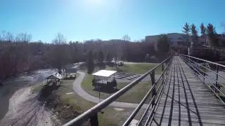 The Old Pine Bridge in Spruce Pine, NC