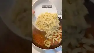 2 minutes Red sauce pasta #shorts #food #pasta #short #shortvideo #viral