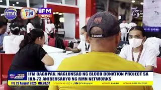 IFM DAGUPAN, NAGLUNSAD NG BLOOD DONATION PROJECT SA IKA-73 ANIBERSARYO NG RMN NETWORKS