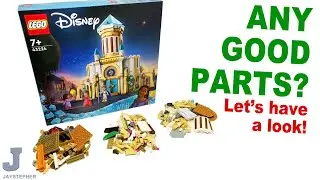 LEGO 2023 Disney Wish Замок короля Магнифико 43224 Распаковка и исследование кубиков