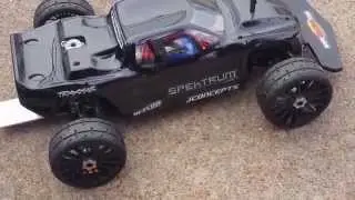 Traxxas rustler speed run 48p gearing 4s new personal record!
