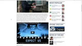 Anonymous ATTACK Facebook January 28 2012 Internet Protest Against SOPA PIPA ACTA