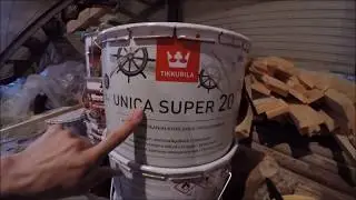 Купили лак Tikkurila Unica super 20 на забор