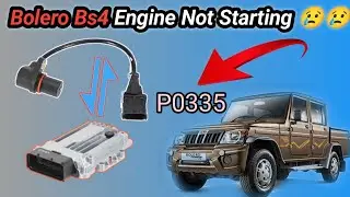 Bolero Bs4 Engine cranking But Not Starting P0335 P0193 p1641| Automotive Technician Nepal P1b87