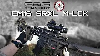 Gioco con il mio NUOVO fucile - G&G CM16 SRXL M-LOK  (Gameplay partita softair boschivo/CQB)