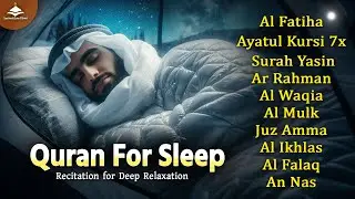 Quran for Restful Sleep |AlFatiha,Ayatul Kursi,ArRahman,AlMulk & Yasin | Alaa Aqel