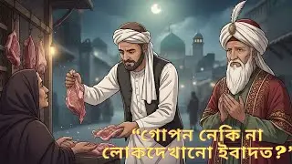 নেকির ঢাক পেটালে কী হয়  একটি কসাই ও এক কুমোরের কাহিনি | Islamic moral story