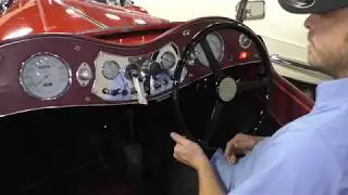1948 MG TC engine start procedure - Daniel Schmitt & Co. Classic Car Gallery St. Louis