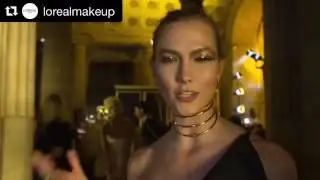 Barbara Palvin and Other Lorealista's from Gold Obsession Party by L'Or&eacute;al Paris