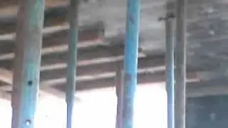 Hourdi Slab shuttering removal 21 days after casting
