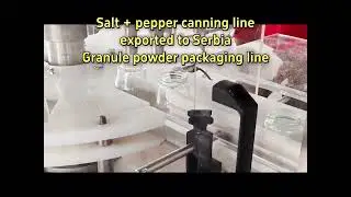 Discover our Fully Automatic Customized Salt bottle filling  Line! 14DG250