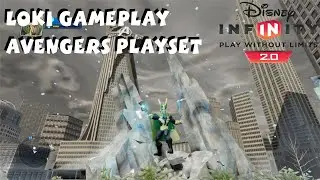 Disney Infinity Loki Gameplay Avengers Playset
