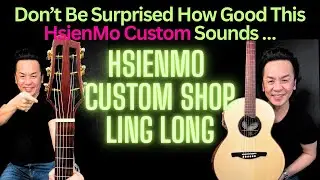 Изготовлено на заказ HSIENMO LING LONG. Гриф с прорезью из палисандра Энгельмана, старого сорта, ...