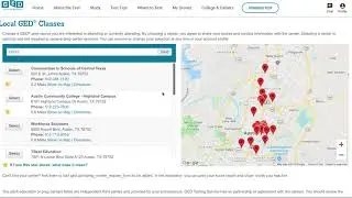 Update Local Test Prep Center in GED com
