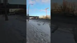 Inmotion V5F: Снег хрустит, колесо крутится