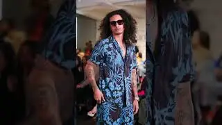 @ONLY3REE WALKS RUNWAY FOR @ROBERTGRAHAMNYC AT @MODELSOFTX SHOW💫