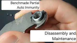 Disassembly and maintenance of Benchmade Partial Auto Immunity #Benchmade #spyderco #buckknives