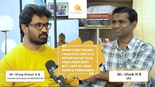 A Little More Light| Episode-6 | Persevere till you succeed: DON'T QUIT! |Vivek HB, IAS| Podcast