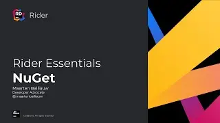Working with NuGet - Rider Essentials