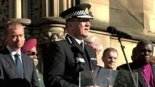 Manchester Vigil - Chief Constable Ian Hopkins