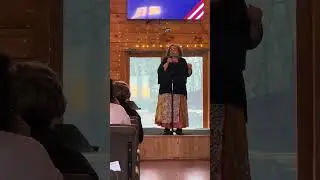 Heather Idoni, pardoned by President Trump, shares with Christian school students. ￼