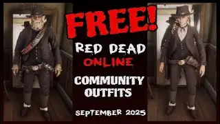 Red Dead Online : This Months FREE Preachers Garb Community Outfits - SEPTEMBER 2025 (Male & Female)