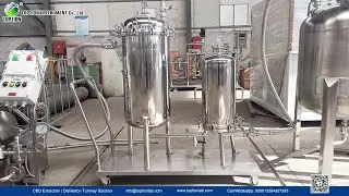 CBD dewaxing filter