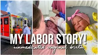 My Labor Story! Surprise Gender + Unmedicated VBAC!