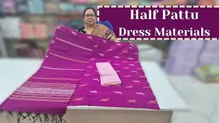 Half Pattu Dress Materials | Narayanpet Cotton Dress Materials | Wholesale Shop || GSR HANDLOOMS