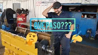 Como reparar caterpillar 3306 2da parte (no quedó bien cortado el cigueñal) 😠😠