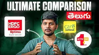 HDFC ERGO Optima Secure vs Aditya Birla Activ One Max vs Care Supreme *DETAILED Comparison* | Ditto