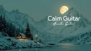 Deep Sleep Guitar ~ Acoustic Snowfall | Cozy Winter Melodies for Peaceful Relaxation