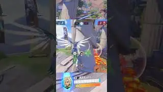 Imagine if Zarya Managed to Snipe Me! 😬 #shorts #overwatch #mercy #overwatch2