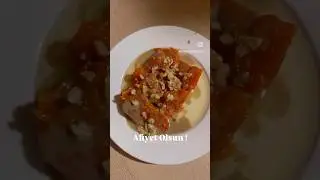 Turecki deser z dyni #pyszne  #kitchen #food #cake #cooking #recipe #baking #t&uuml;rkiye