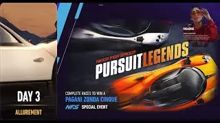 Vault | Paradyne | Pagani zonda cinque | pursuit legends | Need For Speed: No Limits | Day 3