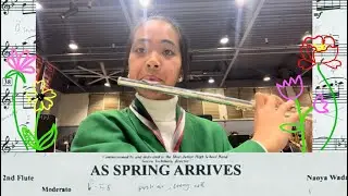 “As Spring Arrives” by Naoya Wada - flute perspective 🪴🌷🌼