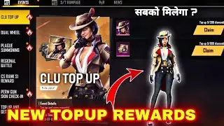 CLU TOP UP EVENT | NEW CHARACTER CLU |  Garena free fire
