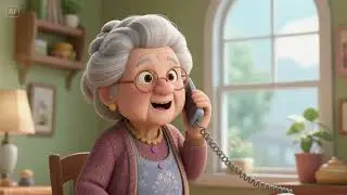 Grandma&rsquo;s Voice on the Phone ☎️👵💗 | Sweet Family Connection Song for Kids
