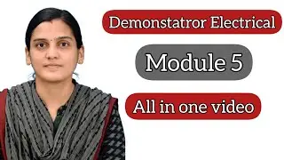 Demonstrator Electrical ,Module 5 revision