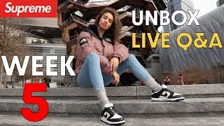 SUPREME WEEK 5 LIVE UNBOXING and Q&A: NORTH FACE WEEK!  What about Yeezy FOAM Runners?